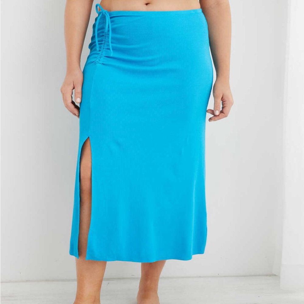 Aerie Beachwalk Midi Skirt